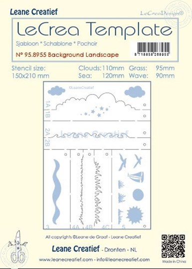 Afbeelding van Template achtergrond Landschap