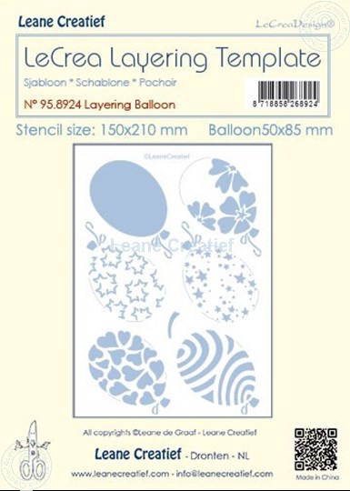 Afbeelding van Layering template Ballon