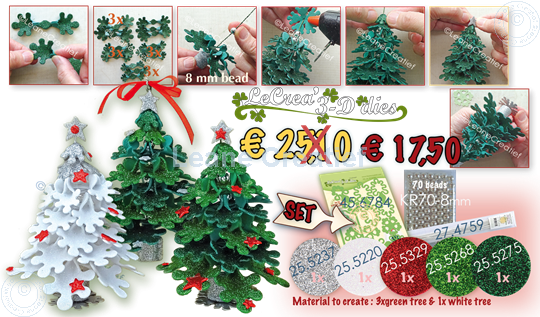 Bild von Set 124 Foam X-mas Tree 3D