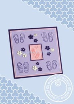 Afbeeldingen van Baby card baby shoes