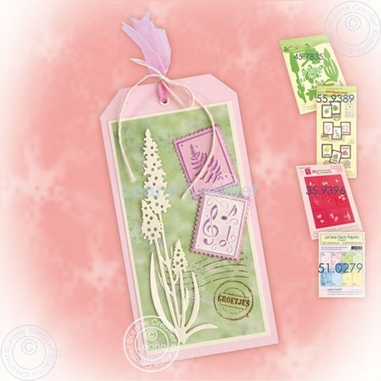 Picture of Label with poststamps